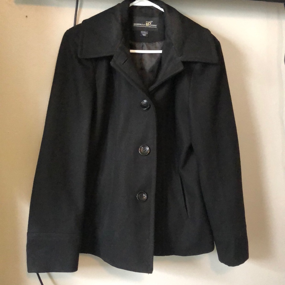 Black Winter Dress Coat